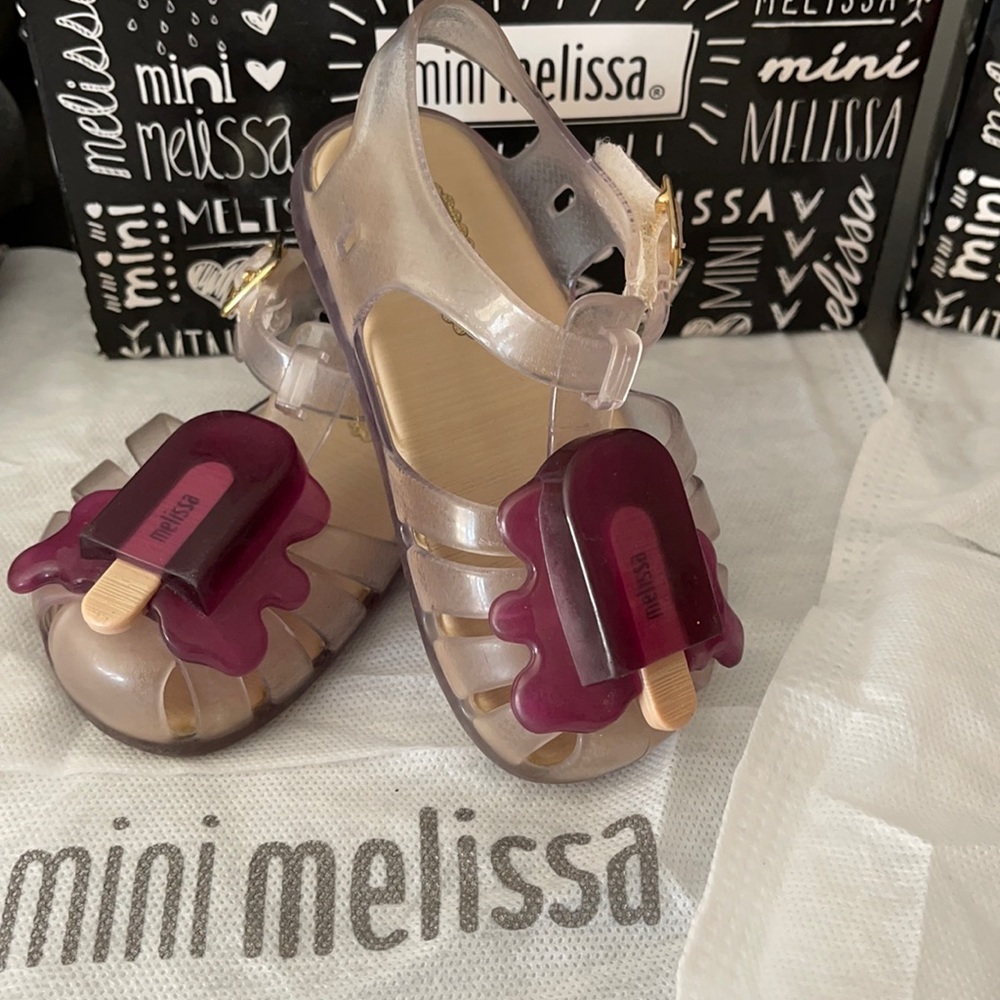 Mini Melissa popsicle shoe